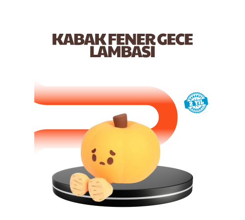 Dekoratif Pumpkin Gece Lambası Şarjlı Dokunmatik LED Işık