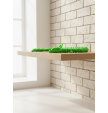 Yeşil Hareketli Ejderha Figürü Esnek Gövdeli Fantastik Dekor 60 cm