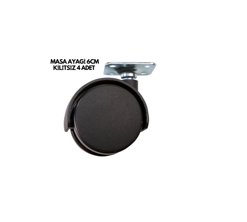 MASA AYAĞI 6CM KİLİTSİZ 4 ADET