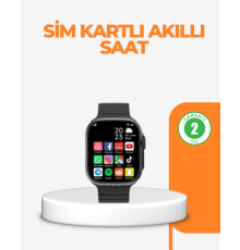 Telefon Bağımsız SIM Kartlı Akıllı Saat Nabız Ölçerli