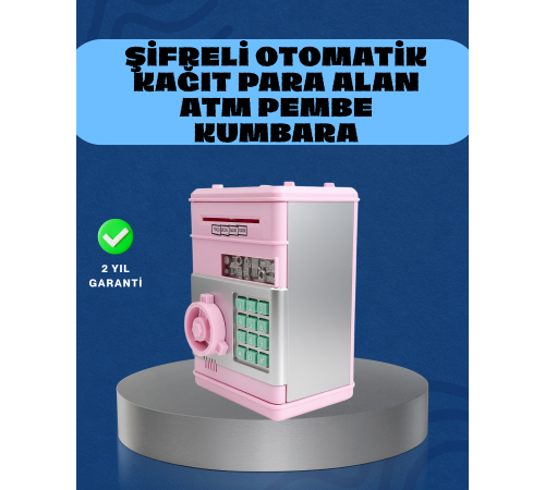 Şifreli Elektronik Para Biriktirme Kumbarası Büyük Kapasiteli