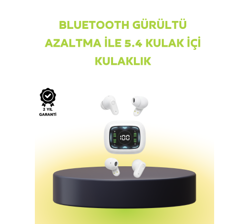 Uzun Bekleme Süreli Bluetooth Kulaklık Kablosuz Bağlantı