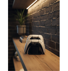 İkili Gamepad Tutucu Siyah 7x18 cm Masa ve Raf Düzeni