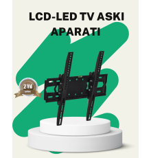 32 İnç TV Duvar Askı Braketi Stabil Güvenli Montaj Çelik Gövde