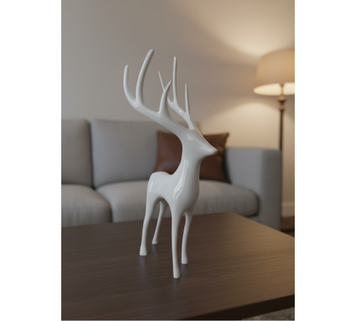 GEYİK FİGÜRÜ BEYAZ