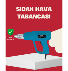 2 Kademeli Güçlü Sıcak Hava Tabancası 380° – 500° Isı Ayarı