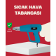 2 Kademeli Güçlü Sıcak Hava Tabancası 380° – 500° Isı Ayarı