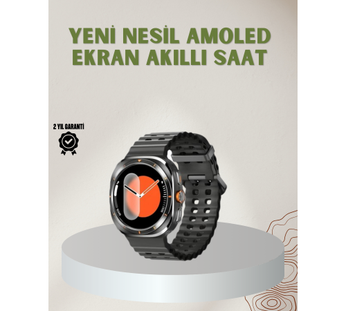 1.62 İnç Akıllı Saat Arama Özellikli Sağlık ve Spor Takibi