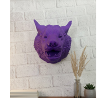 Mor Kurt Figürü Duvar Aksesuarı