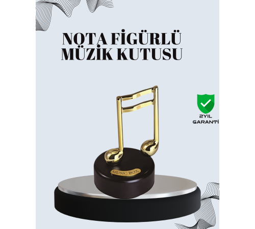 Nota Figürü Müzik Kutusu Melodious Model