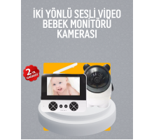 Görüntülü Bebek Monitörü 4.3 İnç Ekran ve Sesli İletişim