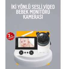 Görüntülü Bebek Monitörü 4.3 İnç Ekran ve Sesli İletişim