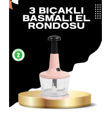 Sebze Soğan Doğrayıcı Manuel Güçlü Gövdeli