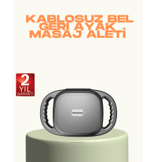 2000 mAh Şarjlı Masaj Tabancası 6 Başlık Ayarlı Güçlü Masaj Cihazı