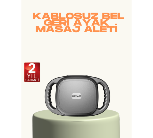 2000 mAh Şarjlı Masaj Tabancası 6 Başlık Ayarlı Güçlü Masaj Cihazı