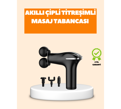 Titreşimli Masaj Aleti Şarjlı Masaj Tabancası Spor Sonrası Kas Gevşetici