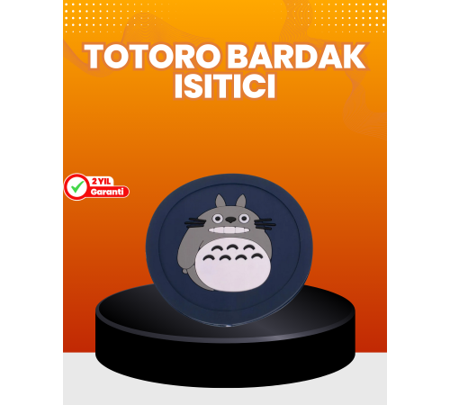 Totoro Figürlü USB Bardak Isıtıcı Sıcak Tutucu Mat 60 Derece Maksimum