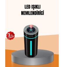 Ultrasonik Nemlendirici LED Işıklı Aromaterapi Difüzör Sessiz Çalışma