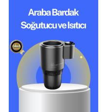 Araç İçi Isıtıcı Soğutucu Bardaklık 60°C Isıtma -4°C Soğutma