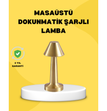 Kablosuz LED Masa Lambası 1800mAh 3 Renk Aydınlatma Dokunmatik