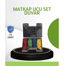 Ahşap Metal Beton Delme Uç Seti Organizerli Karbon Çelik Matkap Ucu