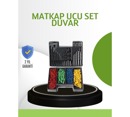 Ahşap Metal Beton Delme Uç Seti Organizerli Karbon Çelik Matkap Ucu