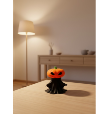 Balkabağı Figür 9cm Cadılar Bayramı Dekoratif Biblo