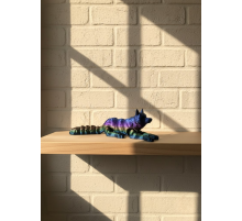 Hareketli Kurt Rainbow dekoratif esnek figür 10x24 cm