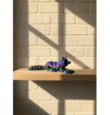 Hareketli Kurt Rainbow dekoratif esnek figür 10x24 cm