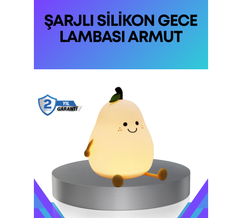 Modern Armut Gece Lambası Kablosuz Şarjlı LED Aydınlatma