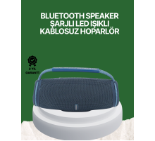 Net Stereo Ses Sunan IPX5 Su Geçirmez Bluetooth Hoparlör