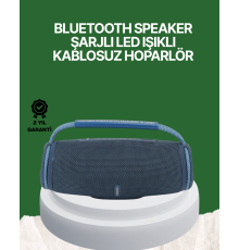 Net Stereo Ses Sunan IPX5 Su Geçirmez Bluetooth Hoparlör