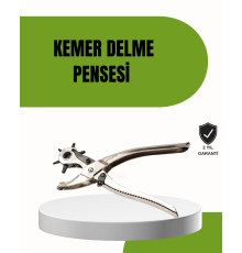Deride Kemer Çanta Ayakkabı Delme Pensesi 6 Uçlu Döner Başlıklı Tamir Aleti