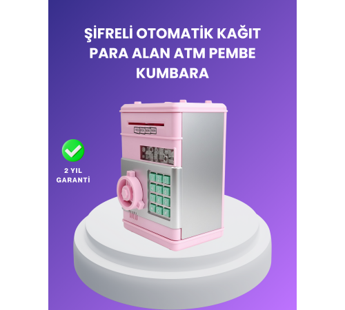 Çocuklar İçin Eğitici Elektronik Şifreli Kumbara