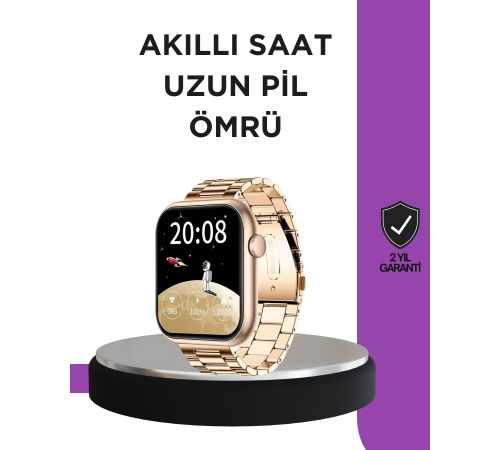 Sağlık Takipli Akıllı Saat 117 Spor Modlu AMOLED Ekran