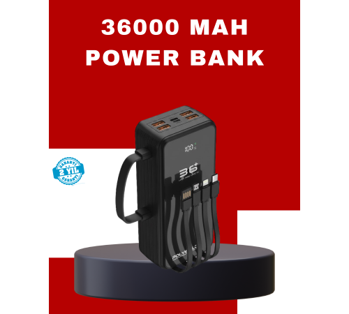 Kablosuz Şarj Özellikli Güç Bankası Gün Boyu Kesintisiz Enerji