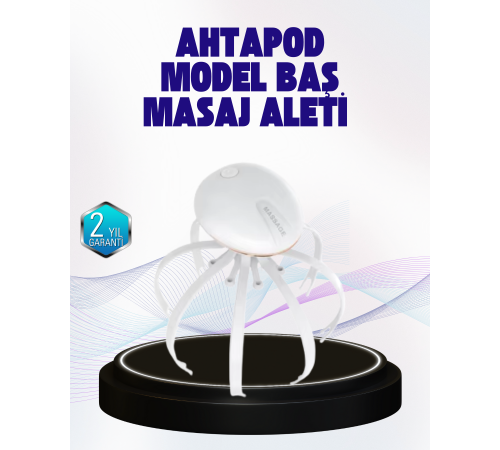 Taşınabilir Elektrikli Kafa Masaj Cihazı Sessiz Motor ve Ergonomik Tasarım