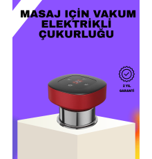 Vakumlu Masaj Aleti Çok Kademeli Emme Isıtmalı Ev Tipi Terapi