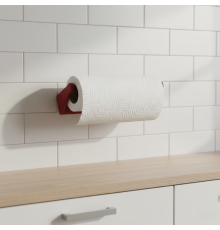 Kırmızı Peçete Tutucu Dayanıklı Duvar Tipi Kağıt Havlu Askısı