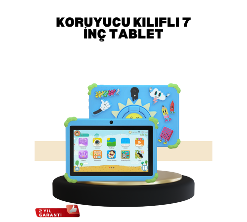 Çok Amaçlı 7 İnç Tablet Video Oyun ve Eğitim İçin İdeal