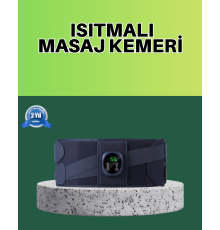 Titreşimli Masajlı Bel Kemeri Sessiz Çalışma 100 cm Bel Uyumlu