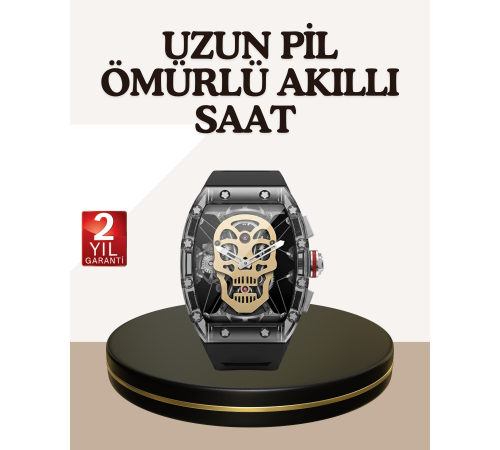 Dokunmatik Akıllı Saat Sesli Asistanlı Geniş Özellikli