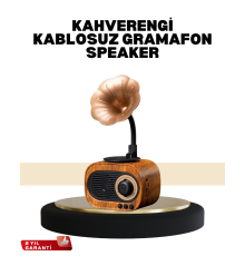 Mini Nostaljik Bluetooth Hoparlör FM Radyo 8 Saat Batarya