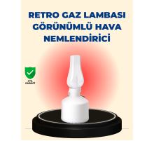 Kablosuz Retro Buhar Makinesi Gaz Lambası Tasarım Ledli Difüzör