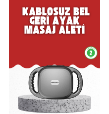 Fonksiyonlu Şarjlı Masaj Aleti 6 Başlık 2000 mAh Ergonomik Gövde