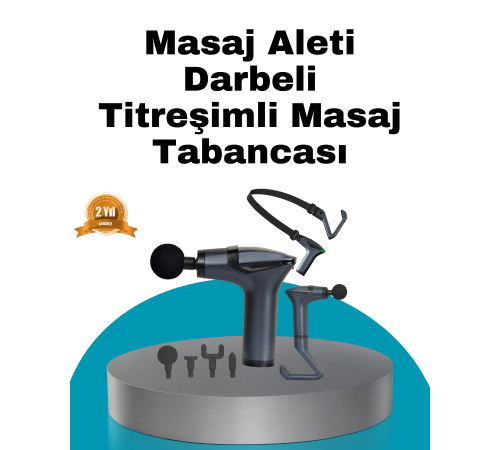 Taşınabilir 3in1 Masaj Aleti Şarjlı Titreşimli Esneme Bantlı