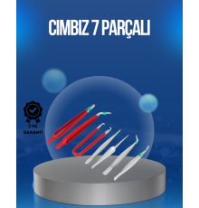 Elektronik Devre ve Saat Tamiri İçin 7’li Paslanmaz Çelik Cımbız