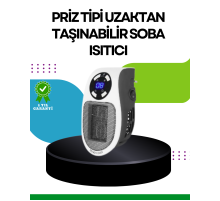LED Ekranlı Ayarlanabilir Sıcaklık Mini Priz Isıtıcı Sessiz (Kopya)