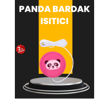 USB Güçlü Bardak Isıtma Altlığı 1.2m Kablo Silikon Kaymaz Figürlü