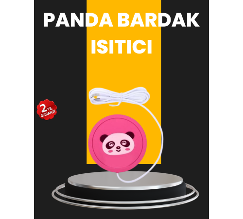 USB Güçlü Bardak Isıtma Altlığı 1.2m Kablo Silikon Kaymaz Figürlü